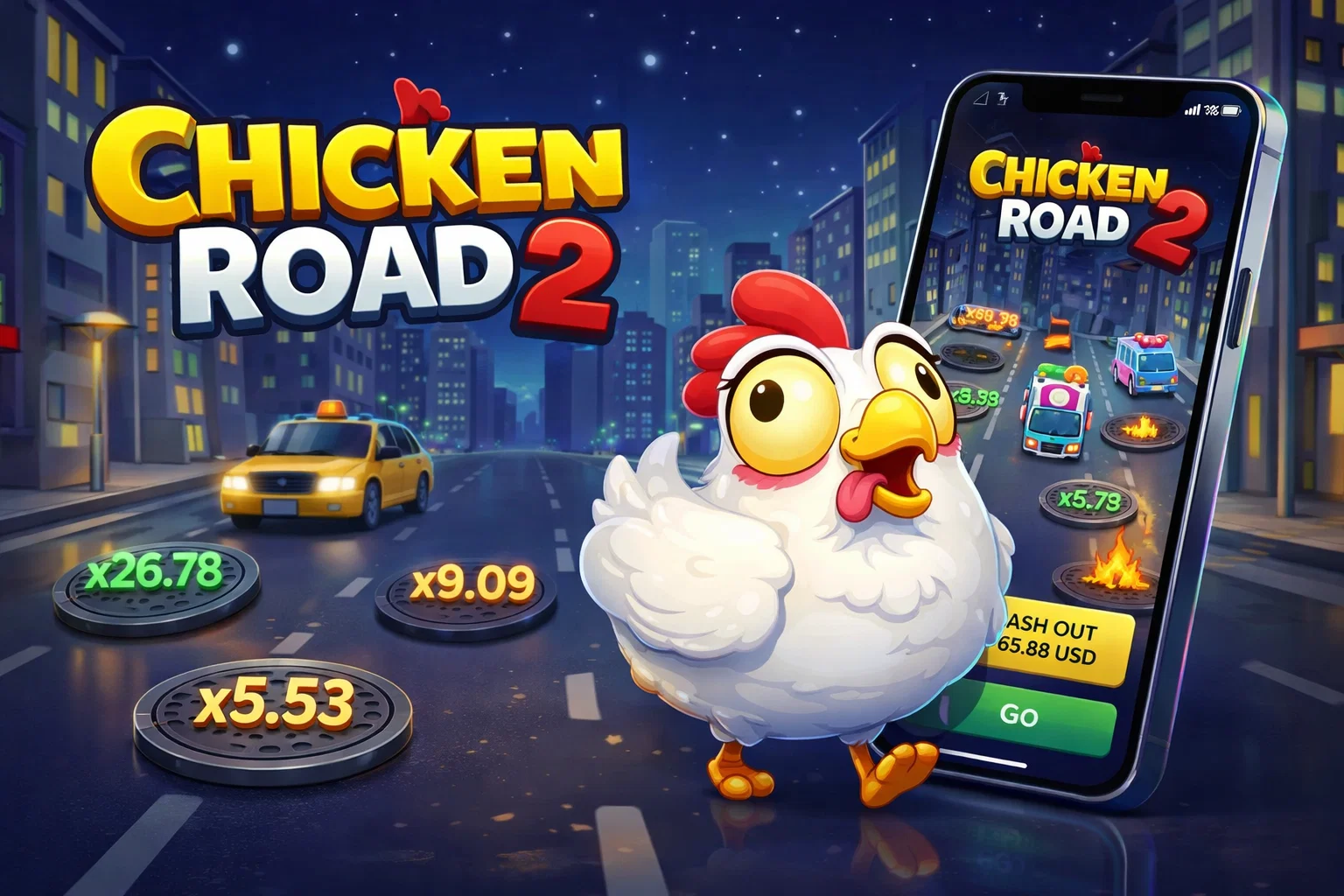 Chicken Road 2 på Mobil